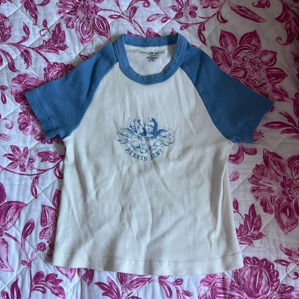 Brandy Melville Heaven Sent Baby Tee